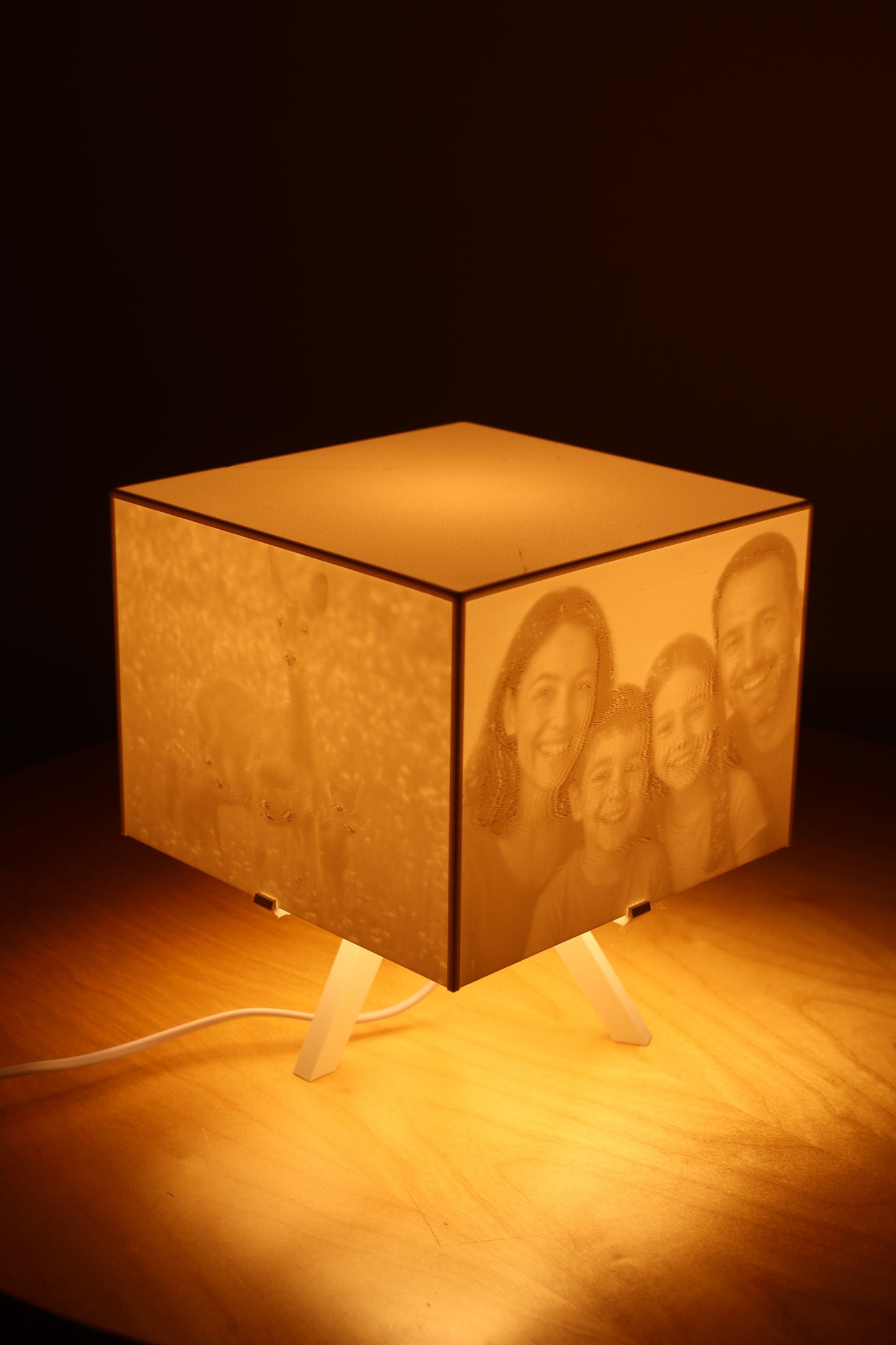 Personlig litofanlampa