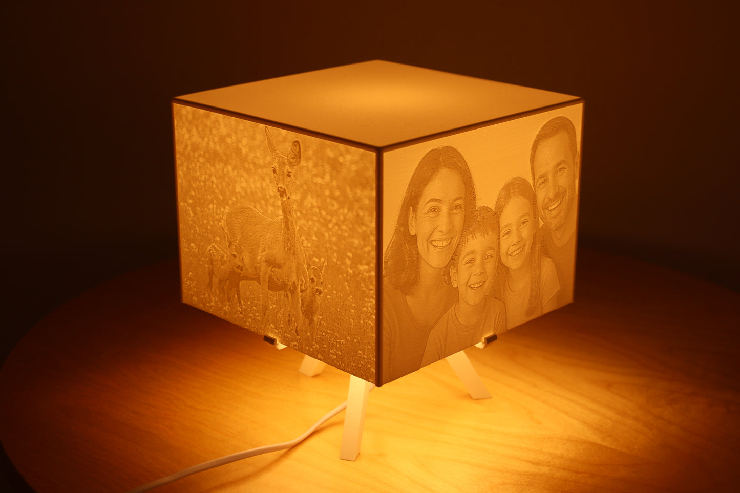 Personlig litofanlampa